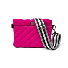 画像3: DIAGONAL BUM BAG2.0 Fuchsia Noir (3)