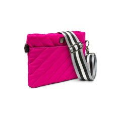 画像4: DIAGONAL BUM BAG2.0 Fuchsia Noir (4)