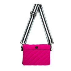 画像5: DIAGONAL BUM BAG2.0 Fuchsia Noir (5)