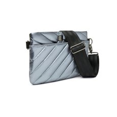 画像1: DIAGONAL BUM BAG2.0 P/Silver (1)