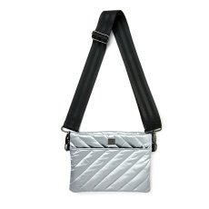 画像5: DIAGONAL BUM BAG2.0 Silver Liquid (5)