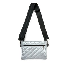 画像6: DIAGONAL BUM BAG2.0 Silver Liquid (6)