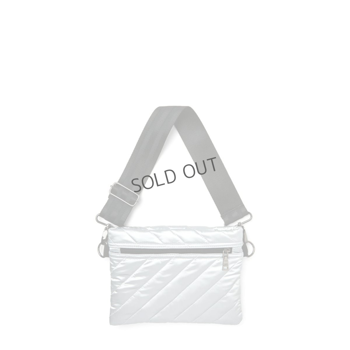 画像7: DIAGONAL BUM BAG2.0 Silver Liquid (7)